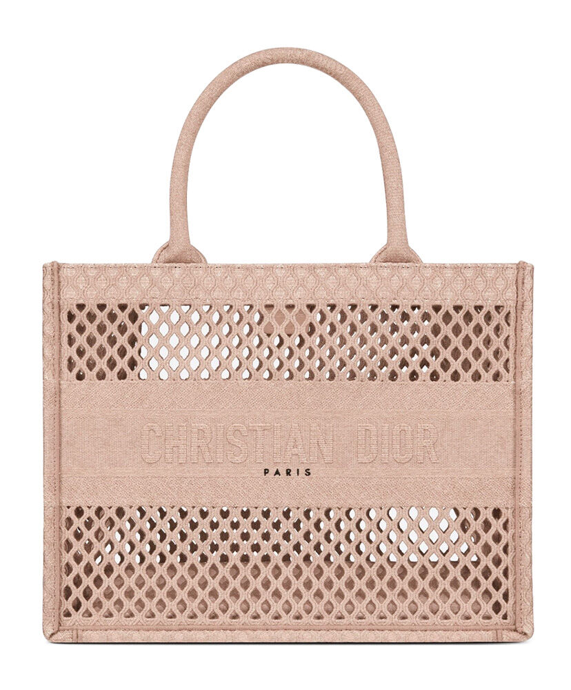 Christian Dior Small Dior Book Canvas Tote Pink